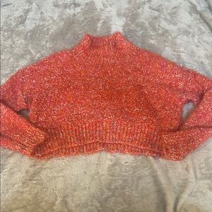 Free people stardust speckled cropped sweater